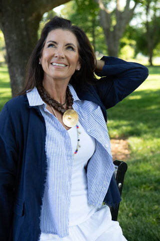 Patricia's Get Up Blazer-midnight