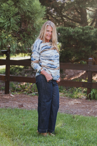 Coastal Haze Sweater Reversible