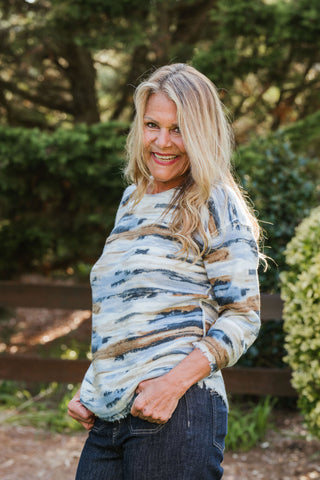 Coastal Haze Sweater Reversible