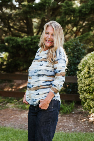 Coastal Haze Sweater Reversible