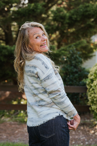 Coastal Haze Sweater Reversible