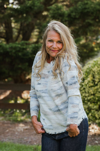 Coastal Haze Sweater Reversible