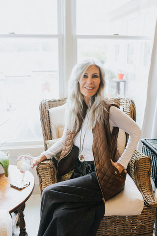 Who Needs Sleeves Vest Hazelnut