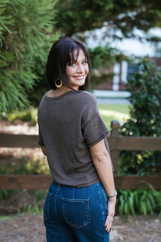 Barefoot Morning Tee - W. Brown