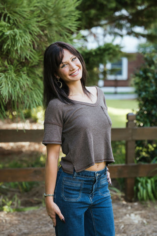 Barefoot Morning Tee - W. Brown