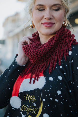 Nicole Scarf Burgundy