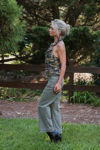 Olive & Oak Halter Top