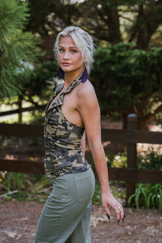 Olive & Oak Halter Top