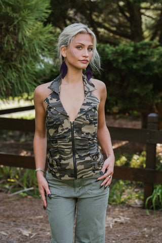Olive & Oak Halter Top