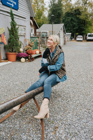 Sarabi Leopard Vest O/S