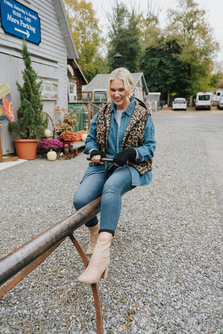 Sarabi Leopard Vest O/S