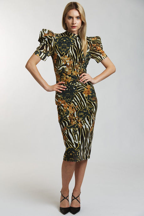 The Great Migration Dress Gold/Multi