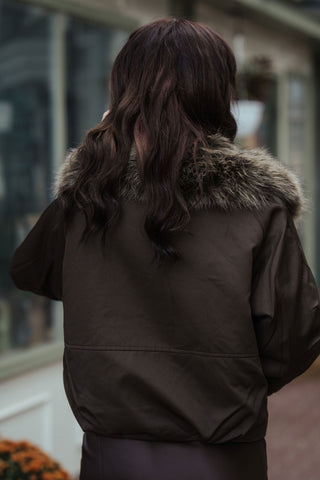 Alpine Aviator Jacket O/S Choco