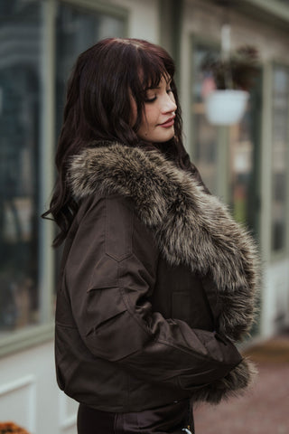 Alpine Aviator Jacket O/S Choco