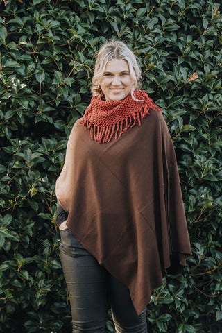 Everyday Scarf Poncho O/S