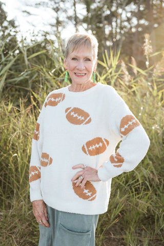 Cozy Football Sweater
