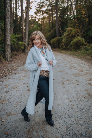 Cozy Crush Cardi O/S Blu