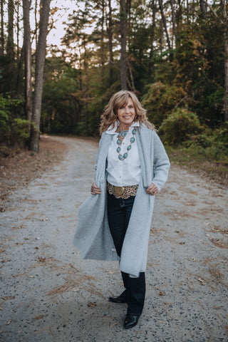 Cozy Crush Cardi O/S Blu