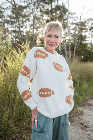 Cozy Football Sweater