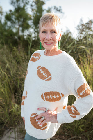Cozy Football Sweater