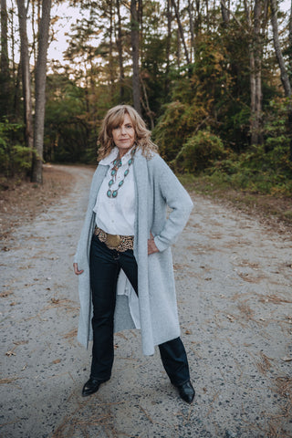 Cozy Crush Cardi O/S Blu