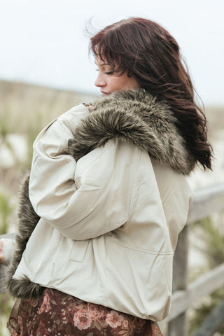 Alpine Aviator Jacket O/S Cream