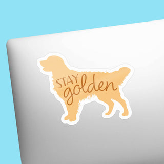 Stay Golden Dog Sticker