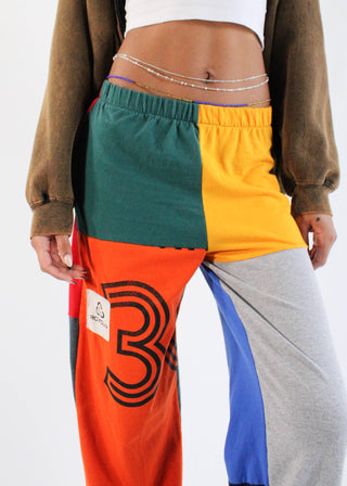 Upcycled Graphic Tee Pants