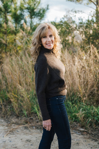 Daydream Drape Sweater O/S Mocha