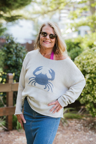 Done Crabbin Sweater Natural