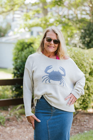 Done Crabbin Sweater Natural