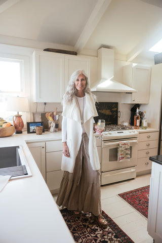 Tempest Drape Vest ivory