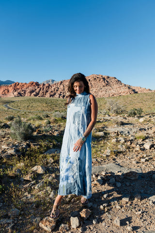 Amalfi Bloom Maxi Blue