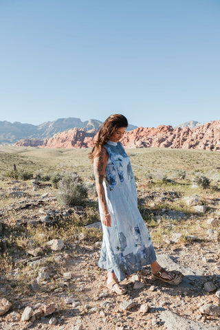 Amalfi Bloom Maxi Blue