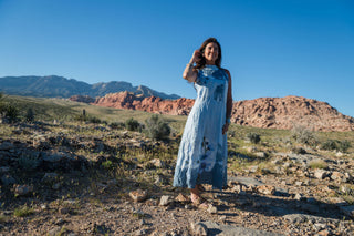 Amalfi Bloom Maxi Blue