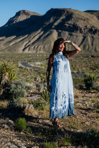 Amalfi Bloom Maxi Blue