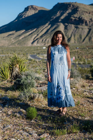 Amalfi Bloom Maxi Blue