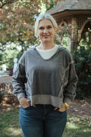 Effortlessly Edgy Hoodie Black