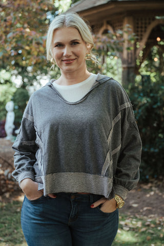 Effortlessly Edgy Hoodie Black