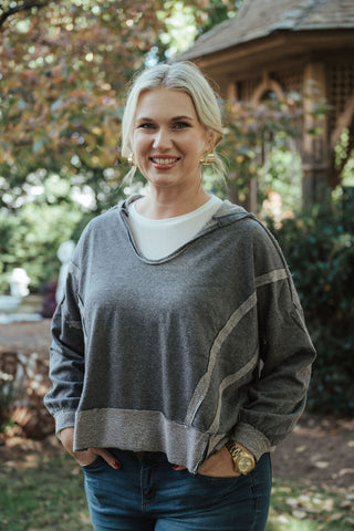 Effortlessly Edgy Hoodie Black