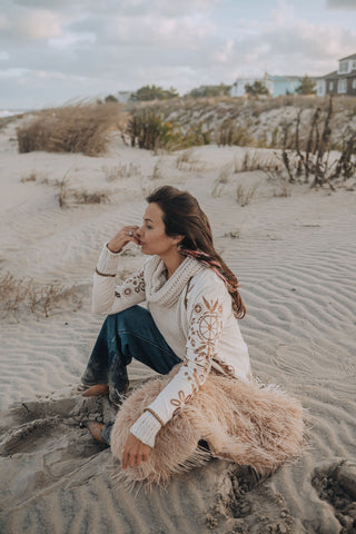 Praire Smoke Faux Suede Coat IV