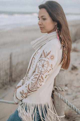 Praire Smoke Faux Suede Coat IV