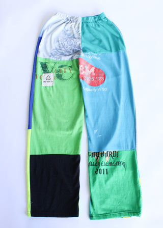 Upcycled Graphic Tee Pants