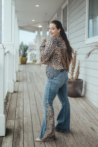 Fierce & Ferocious Leopard Denim