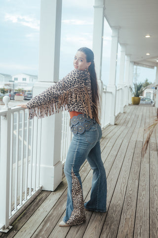 Fierce & Ferocious Leopard Denim