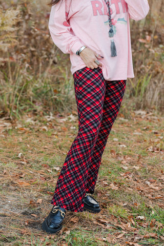 Tartan Plaid Flares