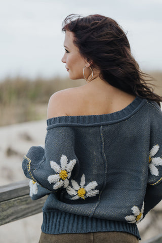 Free Spirit Daisy Sweater