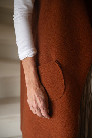 Tempest Drape Vest ginger