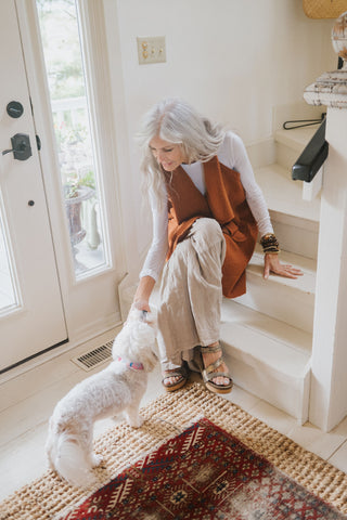 Tempest Drape Vest ginger