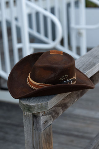 Festival Cowboy Feather Hat